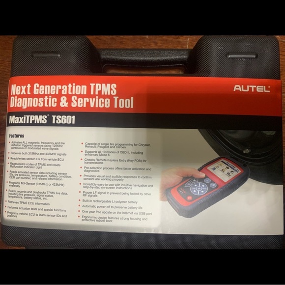 Autel MaxiTPMS TS601 TPMS Diagnostic Tool Tyre Sensor Pressure Car Scanner - Picture 2 of 13